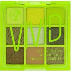 W7 Vivid Brights Glowin’ Green Eyeshadow Palette